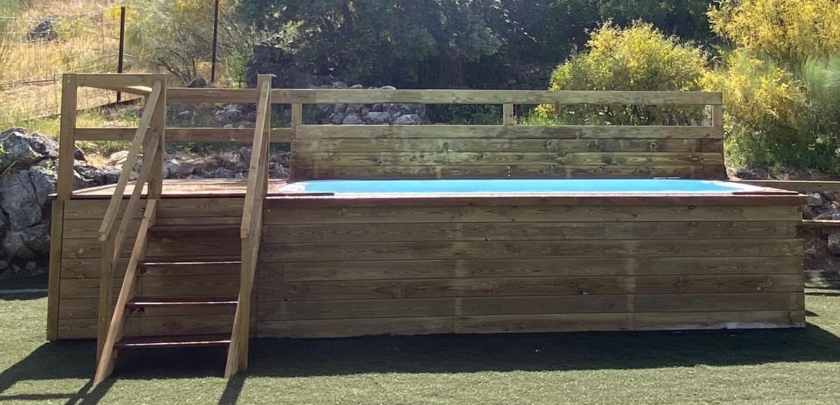 Mini Pools  für kleine Gärten  und Terrassen